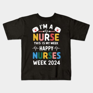 International Nurses Day HapNurses Week 2024 Kids T-Shirt